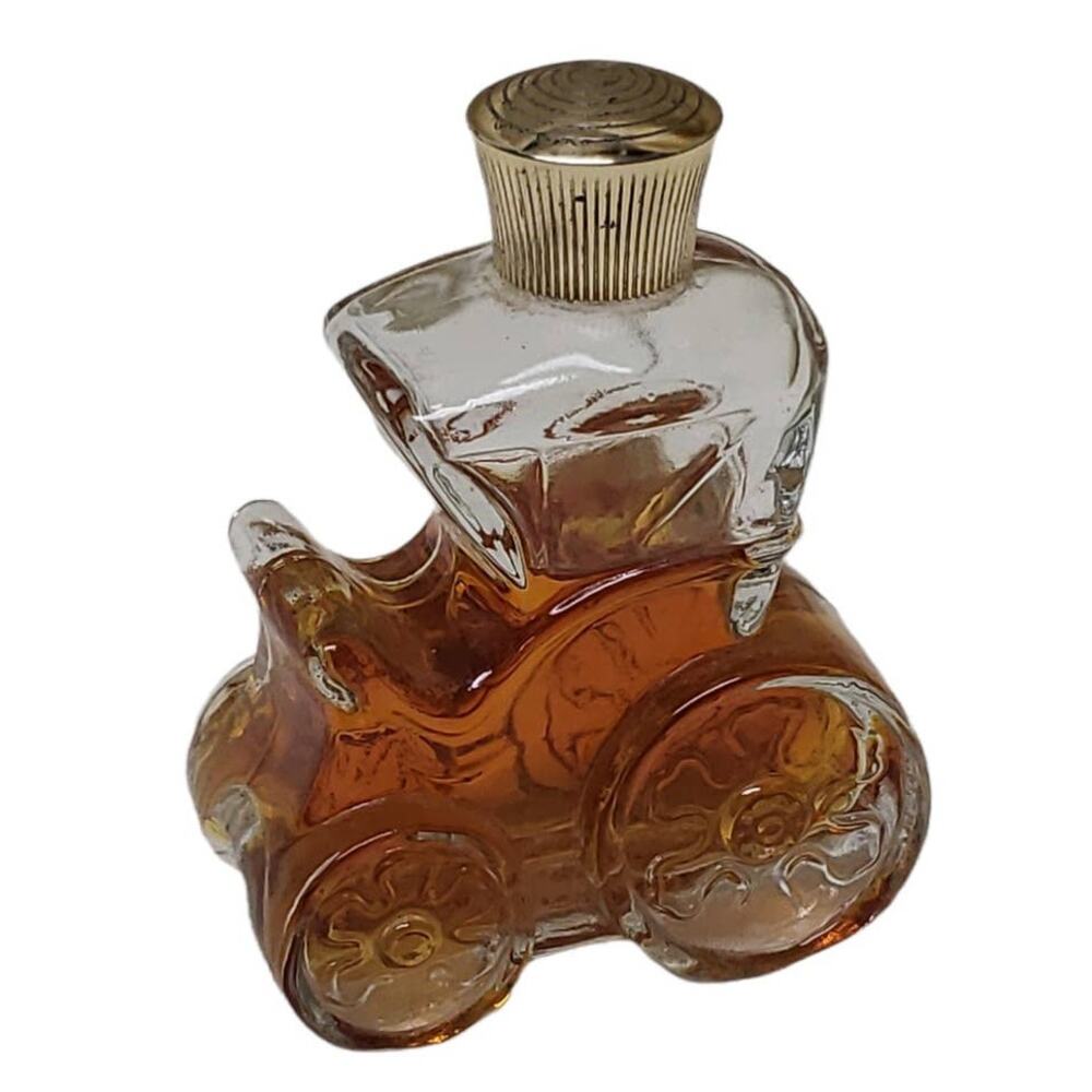 Vintage Avon Courting Carriage Moonwind Cologne Glass Perfume Bottle